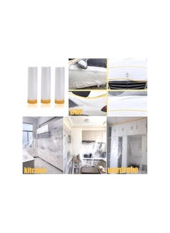 PROMASS promass Tape and Drape, Pre-Taped Masking Film, 2 Rolls 3.2x10m,Automotive Best Tape and Drape Painters Paper, Paint Adhesive Protective Film Roll for Covering Skirting, Frames, Cars and Auto Body  - Image 4