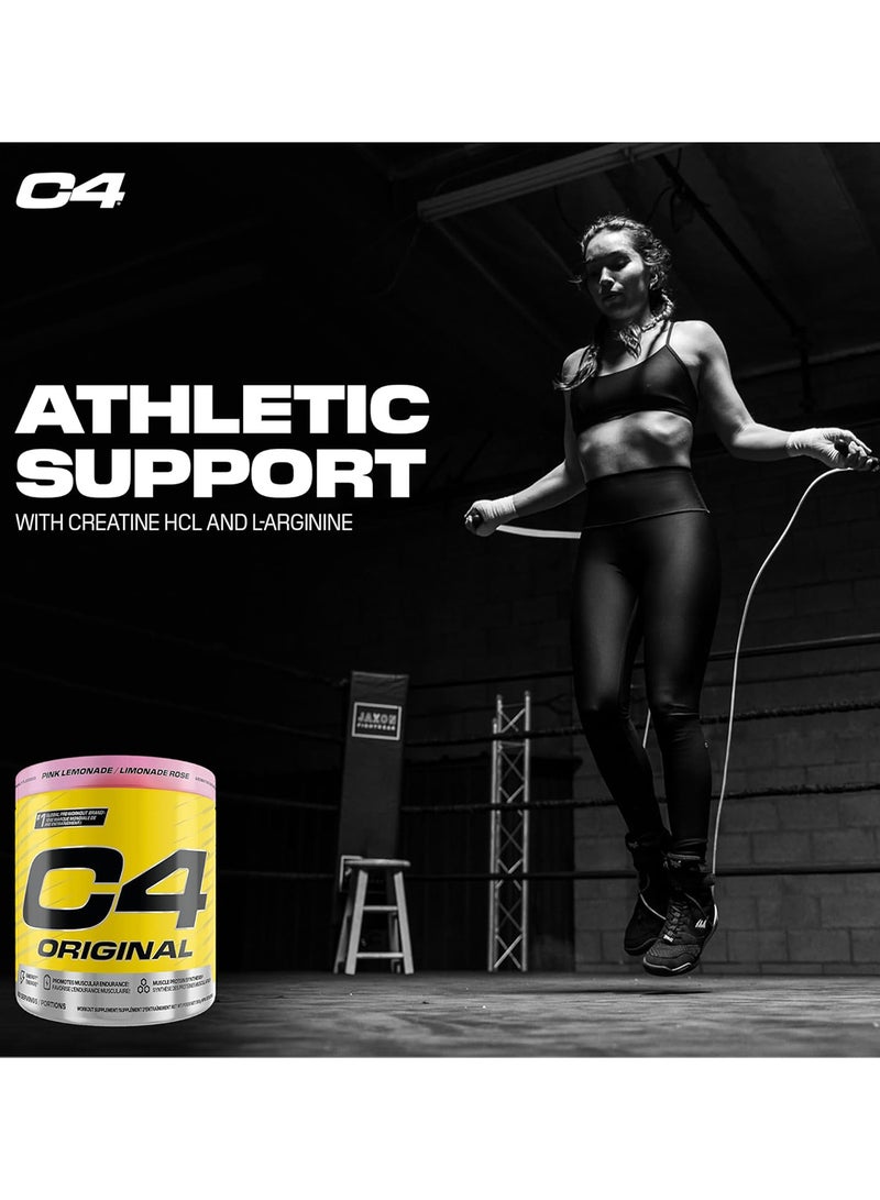 سيلوكور مسحوق طاقة قبل التمرين الأصلي مكمل للرجال والنساء مع الكرياتين والكافيين ومعزز أكسيد النيتريك والستراتين والبيتا ألانين بنكهة الليمون الوردي - 50 حصة - قد يختلف التعبئة والتغليف - Image 2