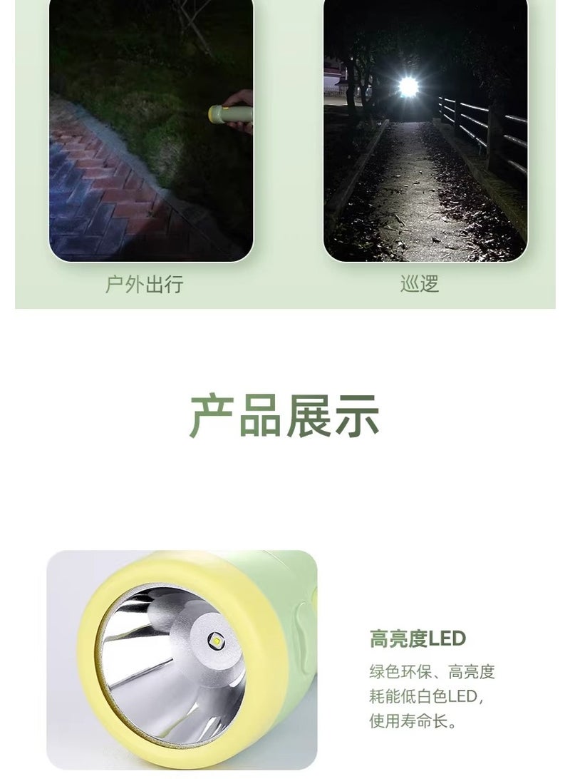 كشاف LED قابل لإعادة الشحن LY-8821 - أخضر - Image 2