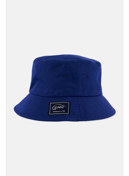 ESPRIT Men Brand Logo Twill Bucket Hat, Blue  - Image 1