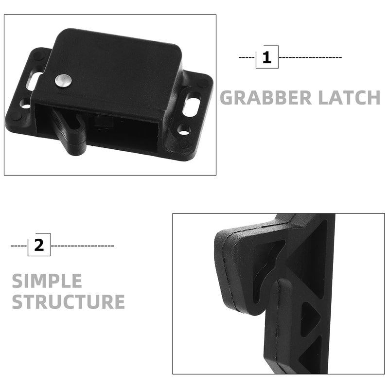 4 pcs RV Cabinet Latch Drawer Grabber Latch Catch Safety Proof Latches for Camper - Image 2