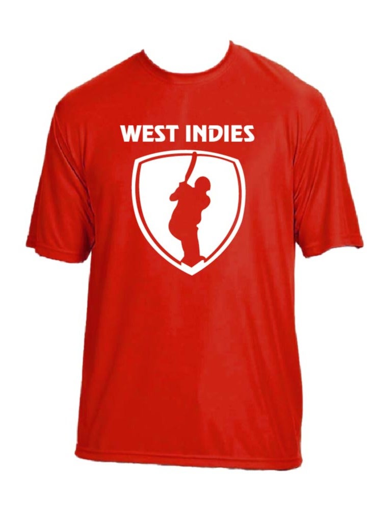 West Indies Unisex Sports Jersey T-Shirt Set - West Indies Sports Fan Jersey T-Shirt for Adults - T-Shirt,Scarf,Cap - T-Shirt,Drawstring Bag,Cap - Gift Set for Sports Events, Matches  - Image 4