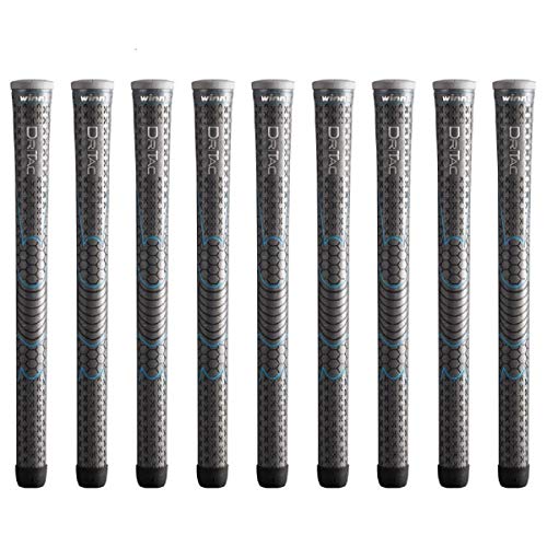 Winn Dri-Tac Ladies Gray - 9 Piece Golf Grip Bundle - Image 1