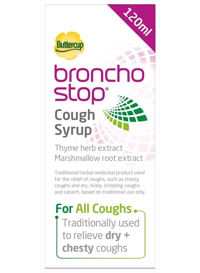 Bronchostop 120ml Buttercup Syrup - Image 1
