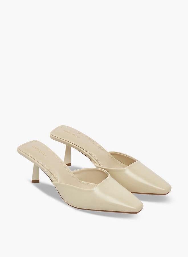 Flora Bella By Shoexpress Women Flared Heel Shoes - Image 1