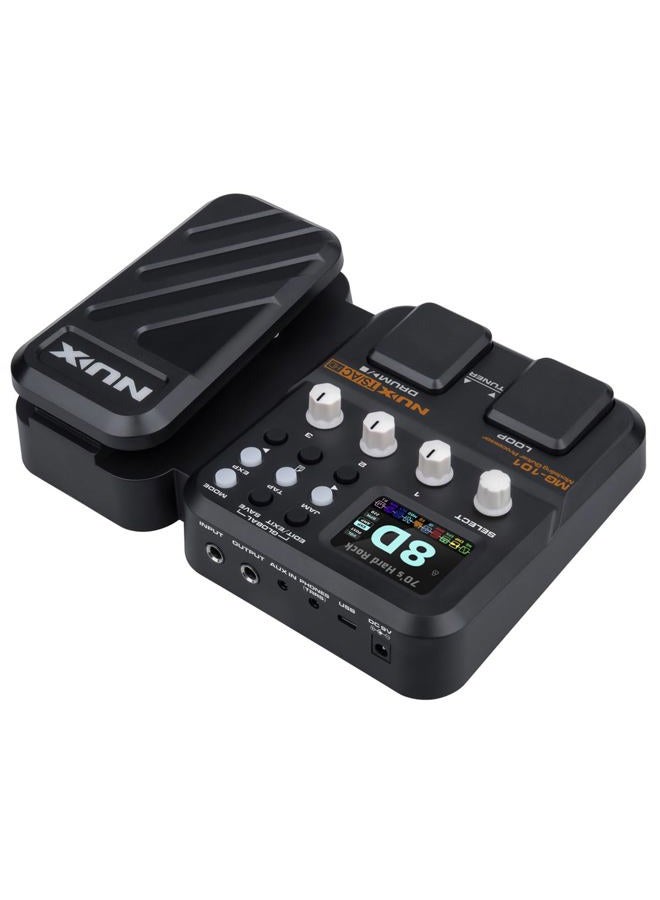 NUX MG-101 Multi Effects Pedal, 25 Classic Amp Models,512 samples IR Resolution, 46 Effects, Easy Live Streaming - Image 3