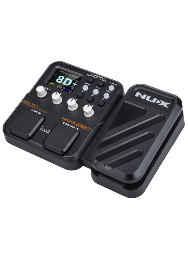 NUX MG-101 Multi Effects Pedal, 25 Classic Amp Models,512 samples IR Resolution, 46 Effects, Easy Live Streaming - Image 2
