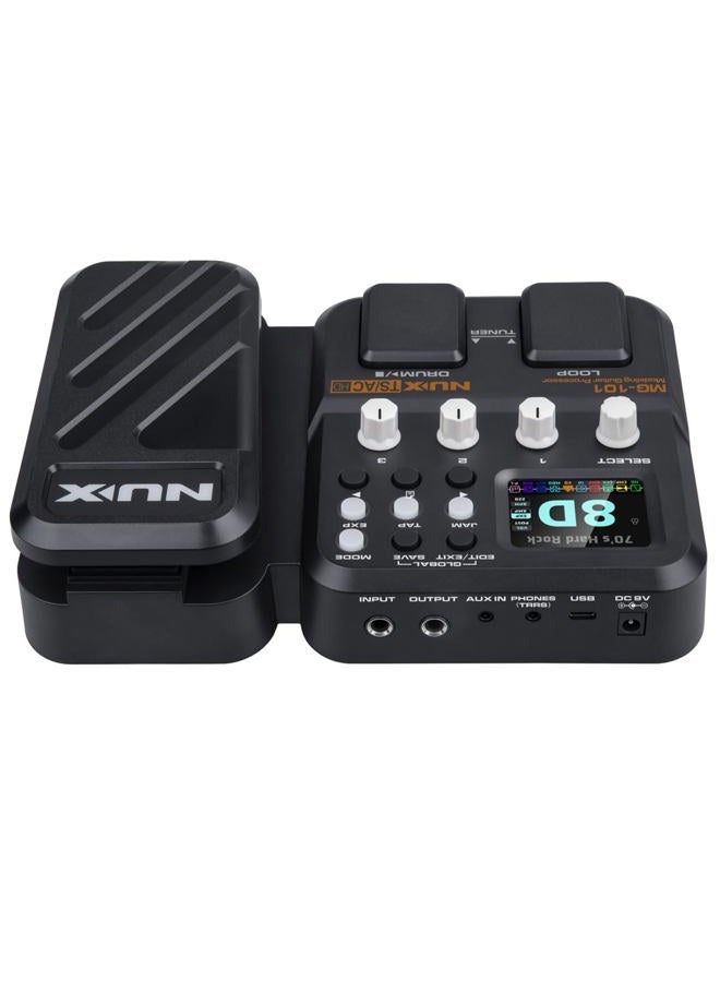 NUX MG-101 Multi Effects Pedal, 25 Classic Amp Models,512 samples IR Resolution, 46 Effects, Easy Live Streaming - Image 4
