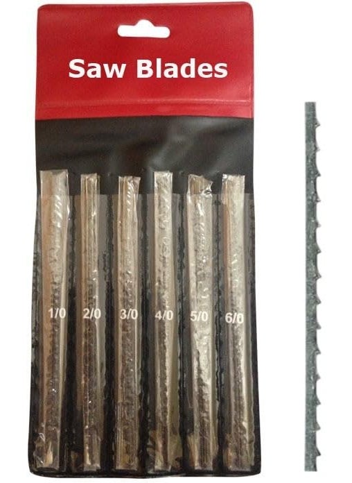 LUXURO LUXURO Saw Frame Adjustable With Tension Screw 2 60mm With saw blades  - Image 4
