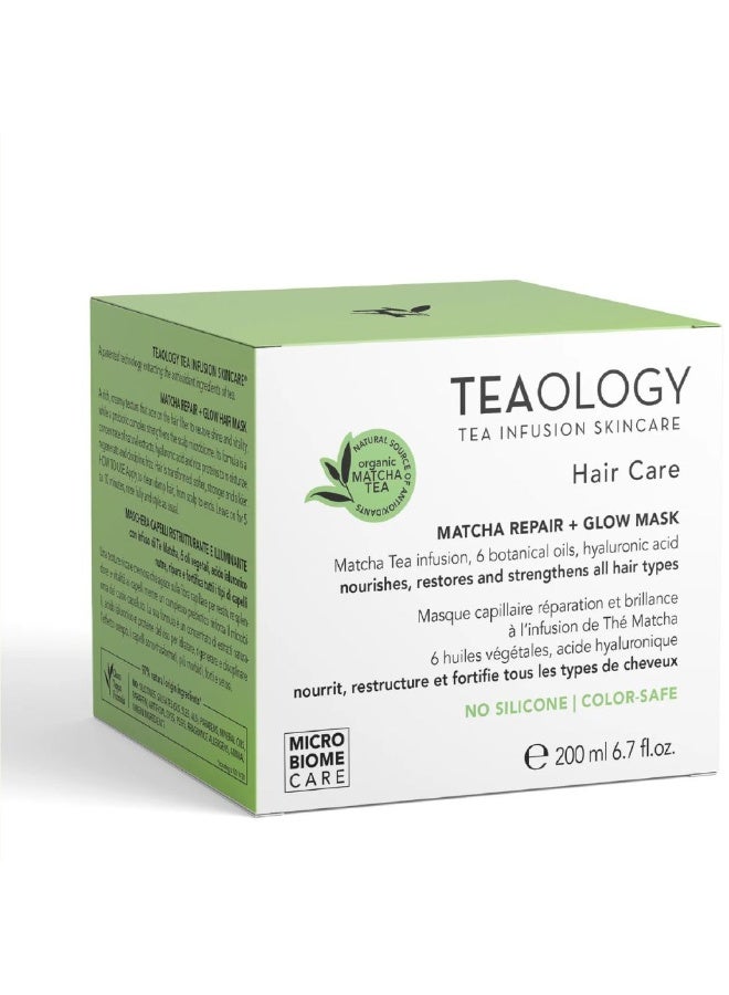 Teaology Hair Care Matcha Repair and Glow Mask Deeply Restoring 200ml - Image 2