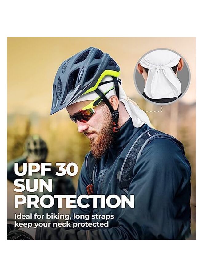 SHOP Cooling Helmet Liner - Do Rag Skull Cap for Men - Head Scarf, Bandana, Head Wrap, Beanie for Motorcycle, Cycling, Sports - Image 4