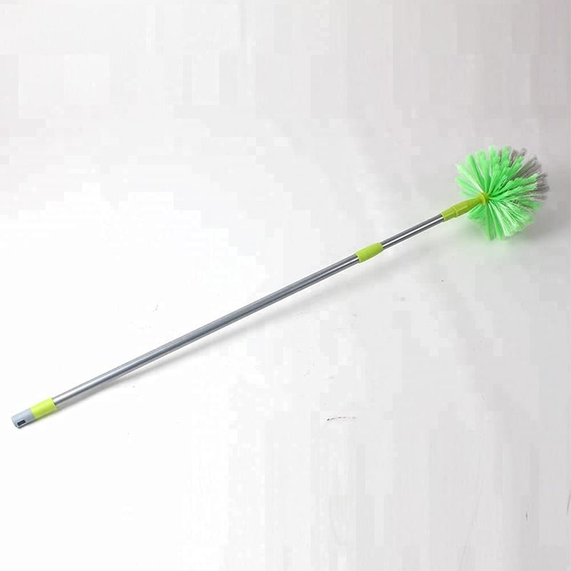 BIG CART Gobhi jala 5 ft Pack of 1 Broom with Long Stainless Steel Rod and Extendable Cobweb Cleaner Stick Handle Brush Jala Remover Use in Fan Ceiling and Roof Home Office Cleaning Multicolor - Image 3