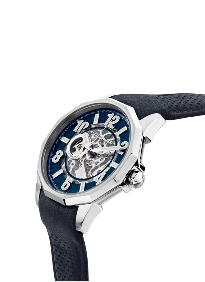 شيروتي 1881 Cerruti Watch for Men - Blue Dial - 45 MM