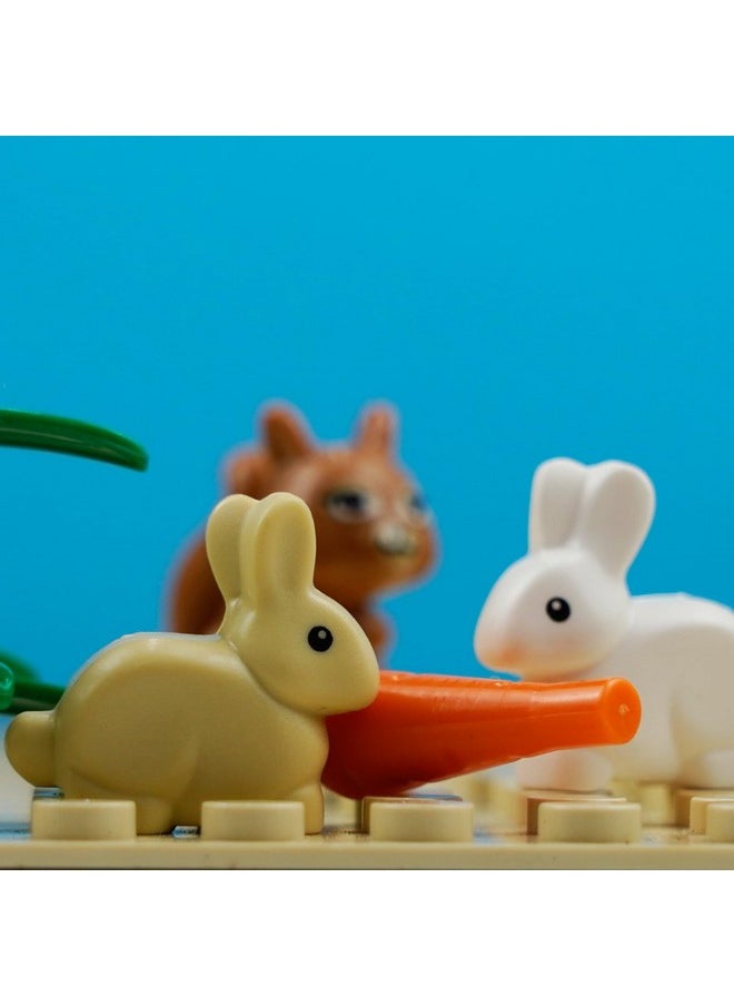 BroTex Friends Animals Figures Set, City Building Block Parts and Pieces, Farm Zoo Sea People Pets Animal Accessories Bricks Toy Gift for Kids, Educational Toys Fit with Major Brand  - Image 4