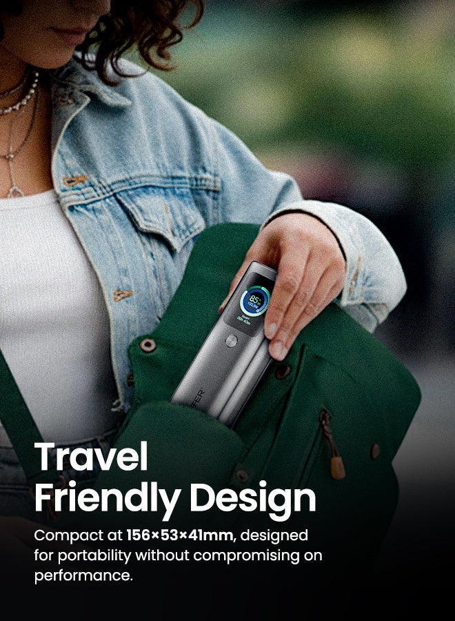 Faster PX165W 20000mAh Power Xtreme Power Bank, 165W Max Output, Built-in 100W USB-C Cable, Dual USB-C + USB-A Ports, Smart TFT Display, PD Fast Charging, Laptop Charger, Travel-Friendly, Safety Protection, Universal Compatibility - Image 5