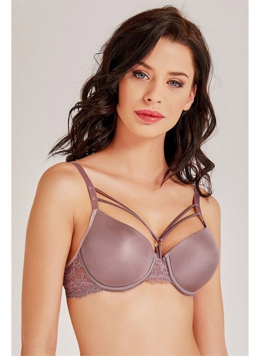 Magic Form - 2589 Women's Zinc Lace String Sponge Bra - Image 1