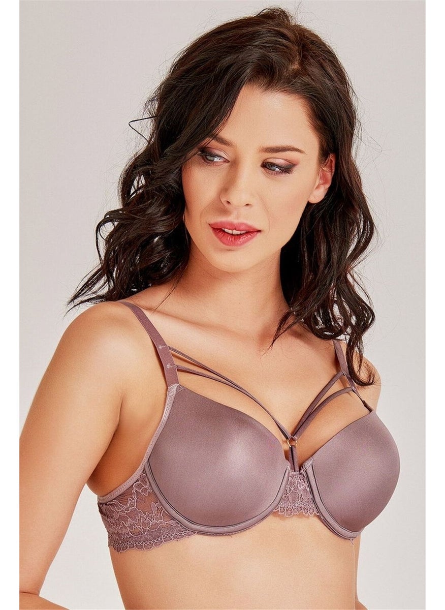 Magic Form - 2589 Women's Zinc Lace String Sponge Bra - Image 1