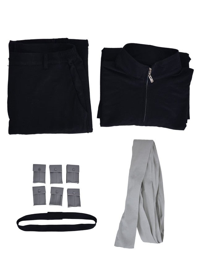 miccostumes Men's Anime Hero Cosplay Costume with Scarf Belt (L) - Image 5