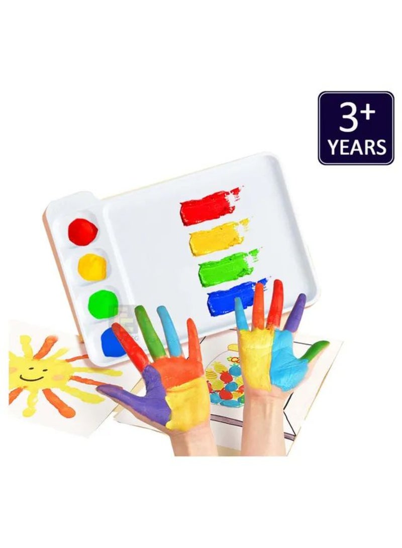 MiDeer Paint Palette for Kids – 5-Well Plastic Mixing Tray for Watercolor & Acrylic – Art Palette for Toddlers & Children – Durable, Easy-to-Hold Design for Painting, Drawing & Arts and Crafts - Image 1