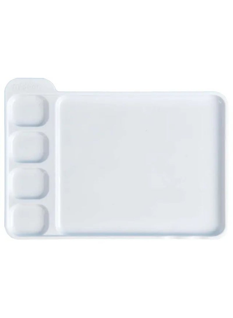 MiDeer Paint Palette for Kids – 5-Well Plastic Mixing Tray for Watercolor & Acrylic – Art Palette for Toddlers & Children – Durable, Easy-to-Hold Design for Painting, Drawing & Arts and Crafts - Image 3