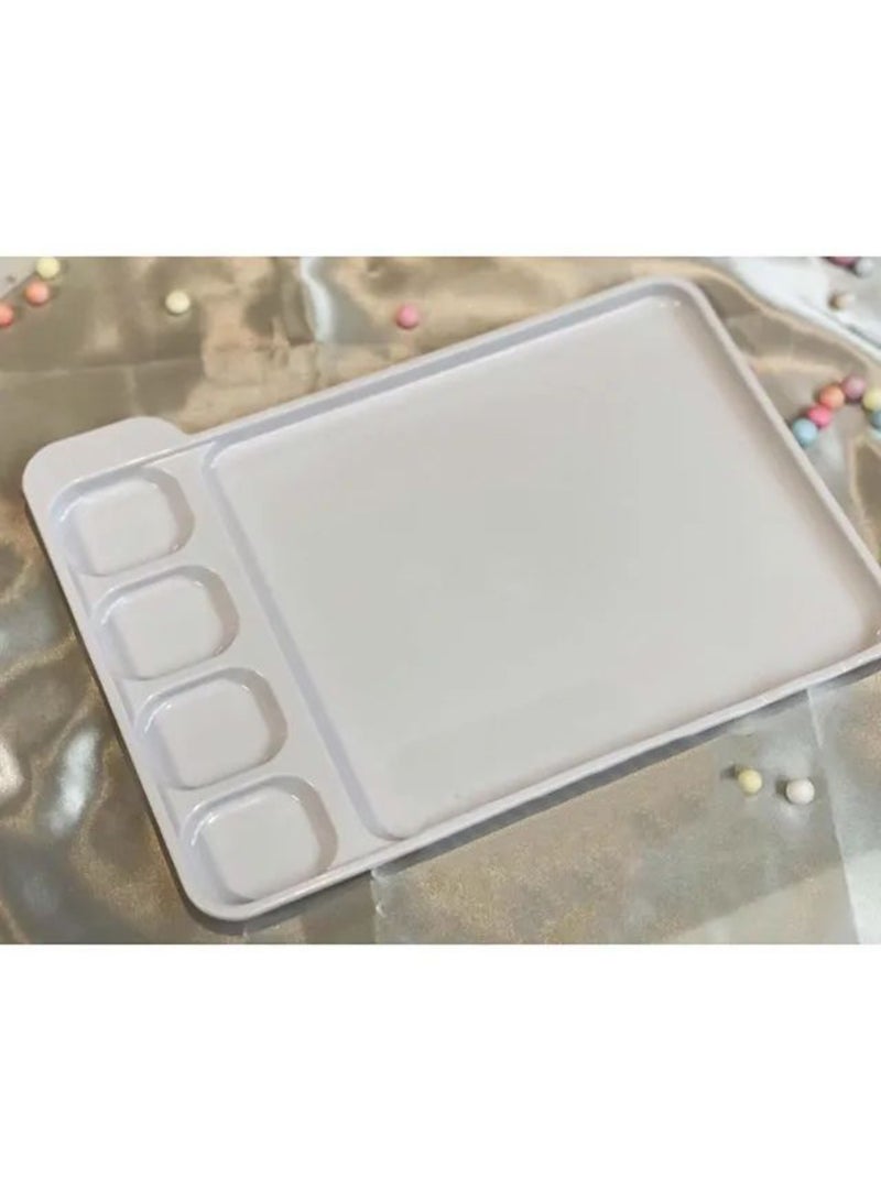 MiDeer Paint Palette for Kids – 5-Well Plastic Mixing Tray for Watercolor & Acrylic – Art Palette for Toddlers & Children – Durable, Easy-to-Hold Design for Painting, Drawing & Arts and Crafts - Image 2