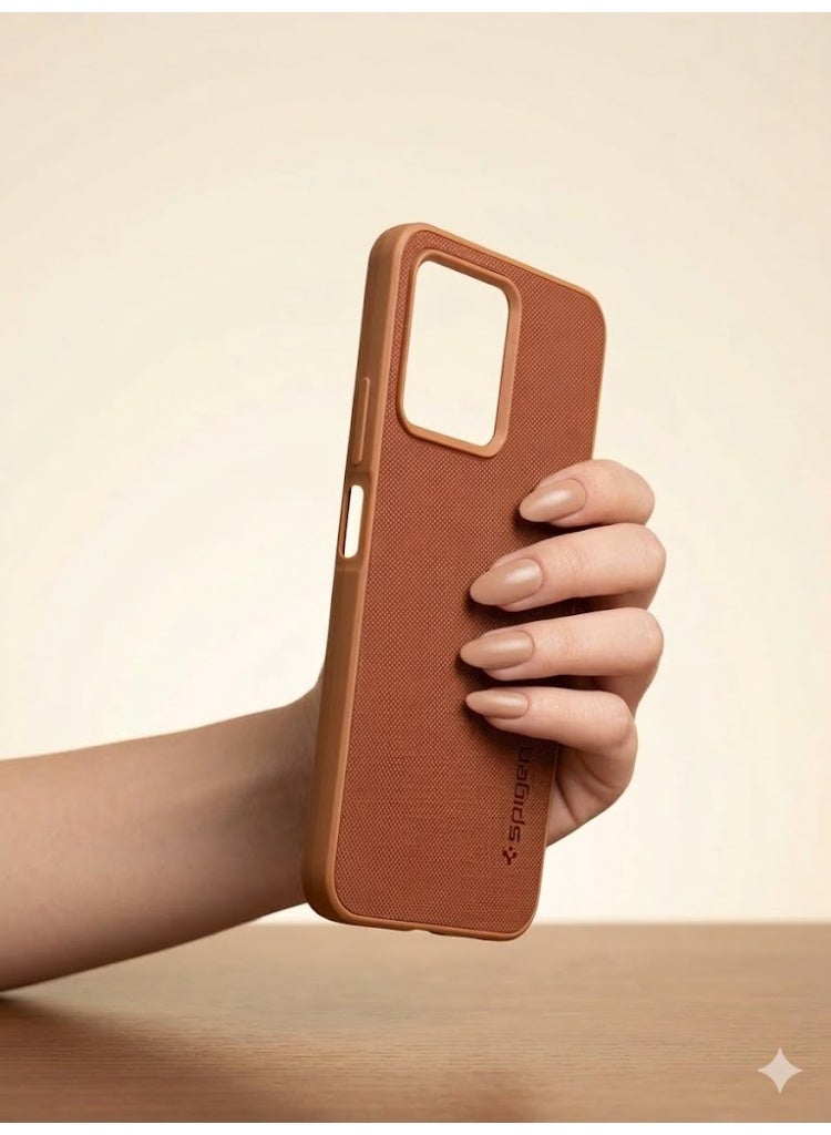 سبايجن جراب Spigen لهاتف Realme C61/C63، حماية متينة بلمسة من الأناقة - بني. - Image 2