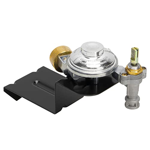 EasiBBQ 64866 Valve Regulator for Weber Q1000 Q1200 Series Gas Grills, Replacement Parts for Weber 51060001 Grill Valve Regulator Assembly Black - Image 2