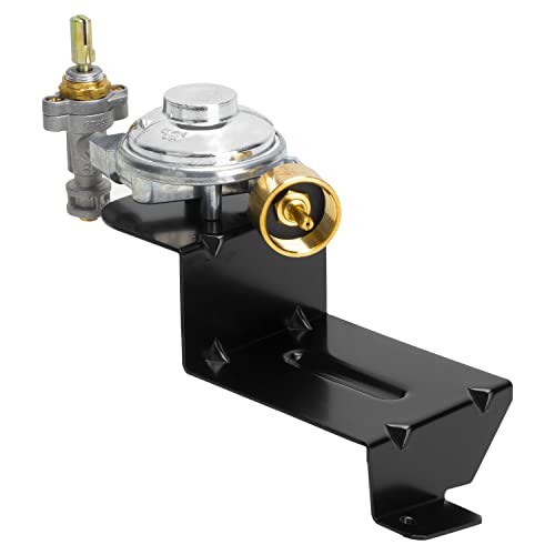 EasiBBQ 64866 Valve Regulator for Weber Q1000 Q1200 Series Gas Grills, Replacement Parts for Weber 51060001 Grill Valve Regulator Assembly Black - Image 1