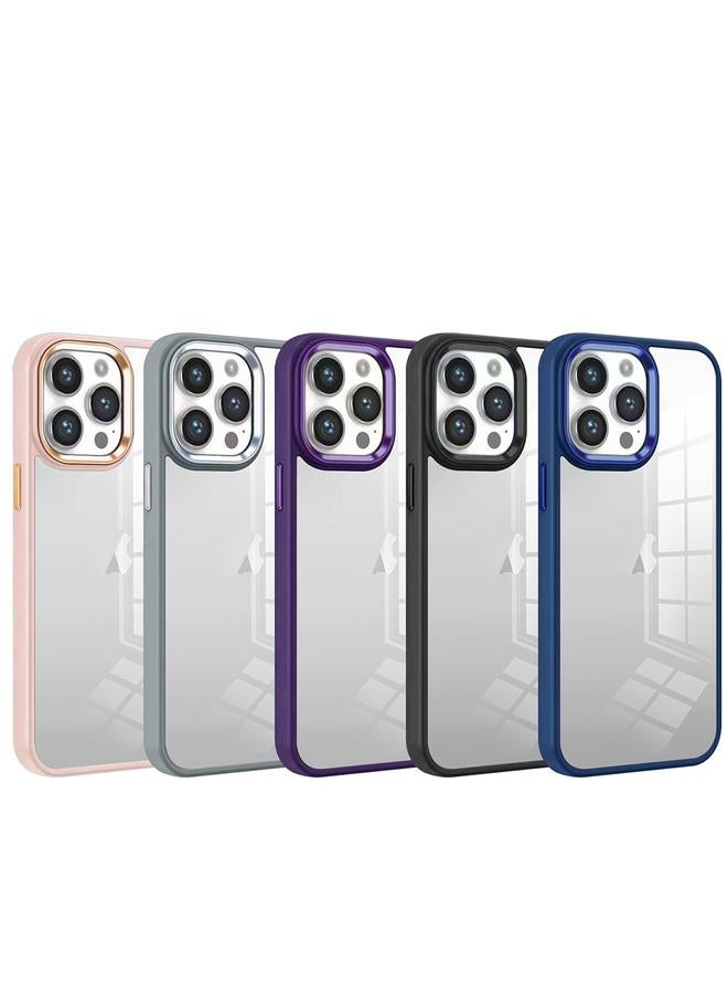 زبون جراب هاتف iPhone 13 Pro ملون شفاف مدرع - Image 2