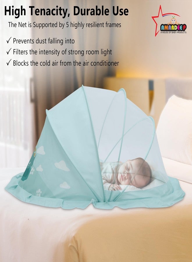 Amardeep Big Foldable Mosquito Net | Bottomless Baby Mosquito Tent with Multiple Cute Digital Prints | Insect Protection Canopy for Newborns & Toddlers | Portable & Breathable Net (Cute Diano) - Image 2