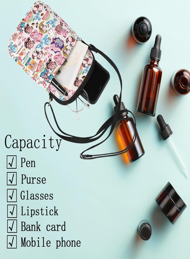 LEVLO Cute Axolotl Crossbody Bag Bobalotl Fans Gift Gamesolotl Lover Shoulder Bag Salamander Merchandise (Axolotl C Bag) - Image 5