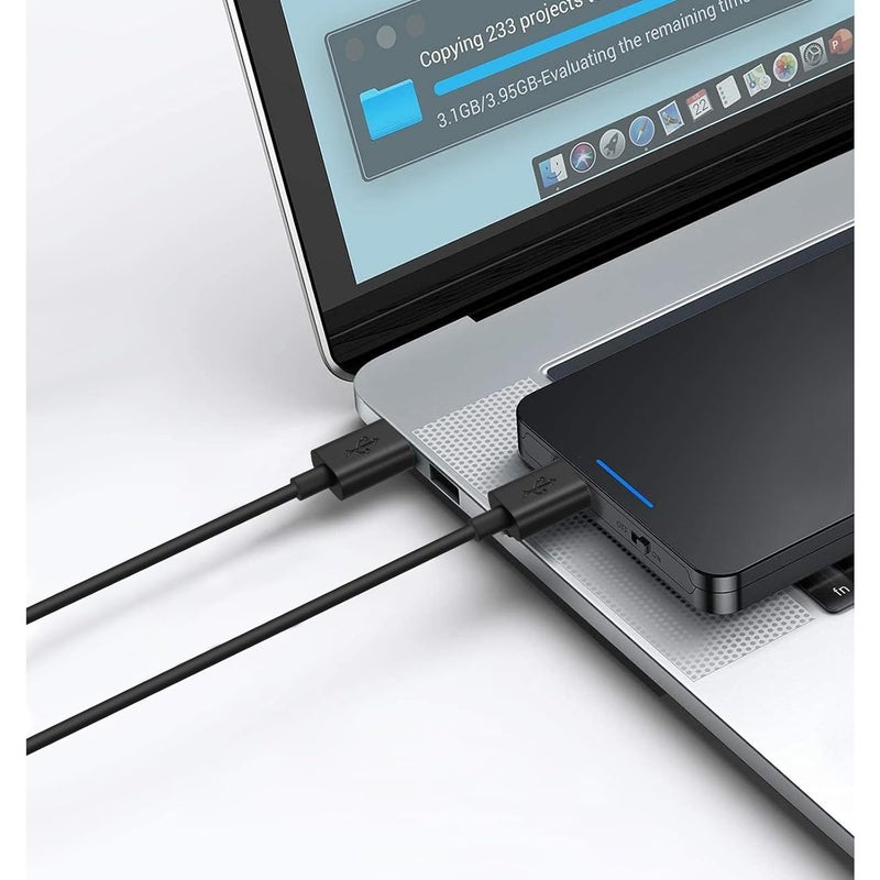 Smays 5-Pack USB A to USB A Cable, Double Male to Male Data Transfer Cord 3 ft - Image 3
