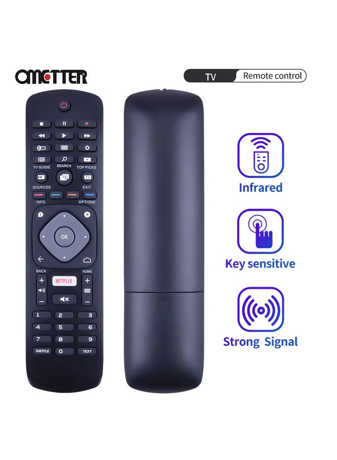 OMETTER جهاز تحكم عن بعد لتلفاز PHILIPS HOF16H303GPD24 NETFLIX Fernbedienung 398GR08BEPHN0011HL ل 43PUS6262/12 - Image 1