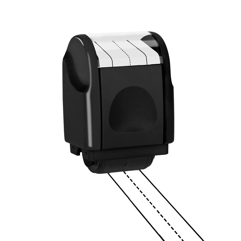 WAFJAMF WAFJAMF Handwriting Lines Stamp Roller SelfInking Line Rolling Stamps Handwriting Practice Tool for Teachers Kids Kindergarten  Black 