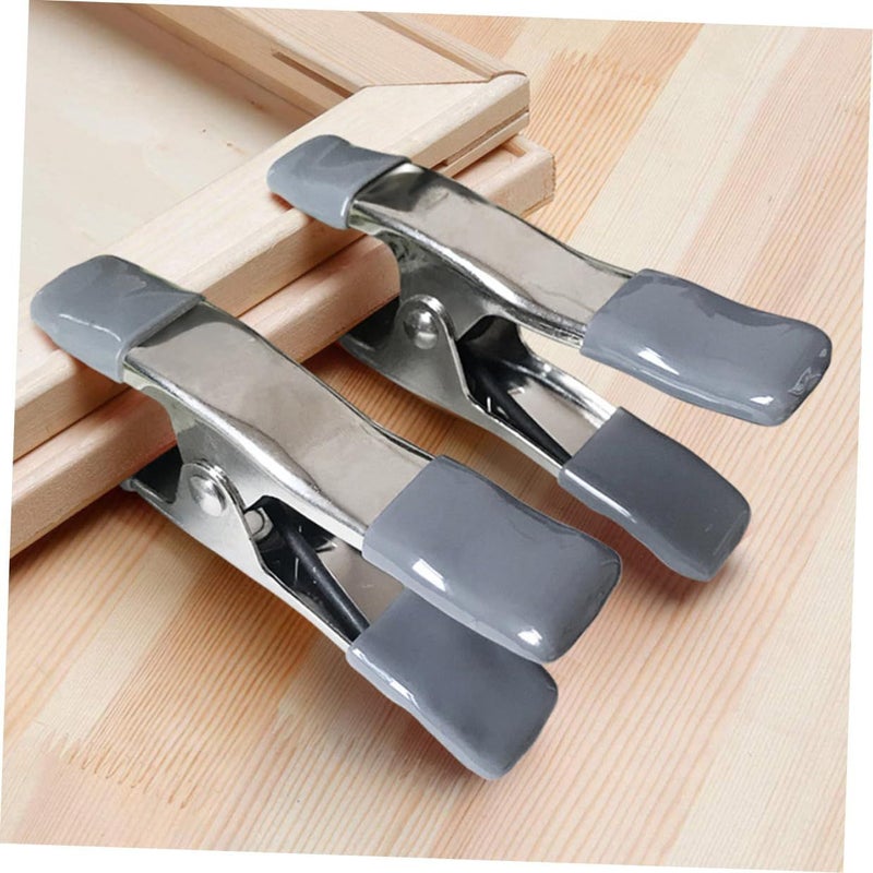 6 Pack 4 Inch Heavy Duty Iron Spring Clamp for Photography Canvas Muslin Background Support - Image 5