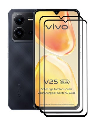 قطعتان من واقي الشاشة الزجاجي الكامل لهاتف Vivo V25 5G - أسود - pzsku/ZD8ACB8C5CA8B89E2BD3DZ/45/_/1701761640/1a49a73e-57e8-4f6b-8862-c938bdc3d2be