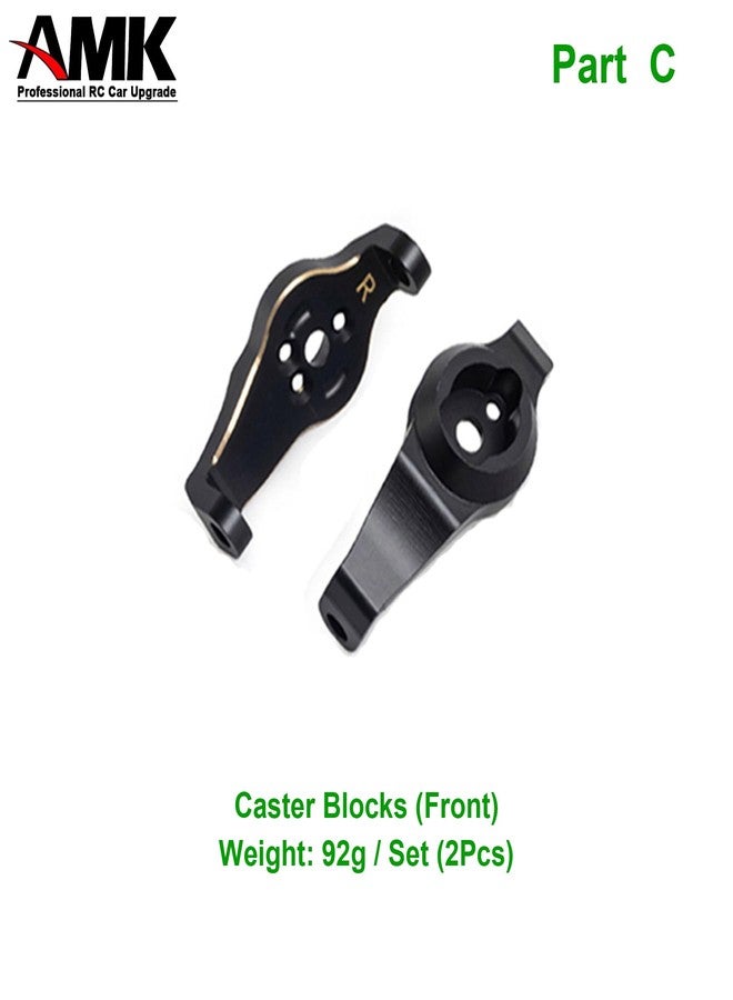 امك مجموعة أوزان نحاسية 8 في 1 TRX4، أوزان موازنة عجلات TRX6، ملحقات تحديث المحور البوابة لـ 1/10 RC Crawler TRX4 (مجموعة 8 في 1) - Image 4