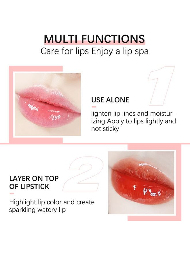 ibcccndc Lip Glow Oil Hydrating Texture For A Clear And Shiny Lips 004 Coral  - Image 5