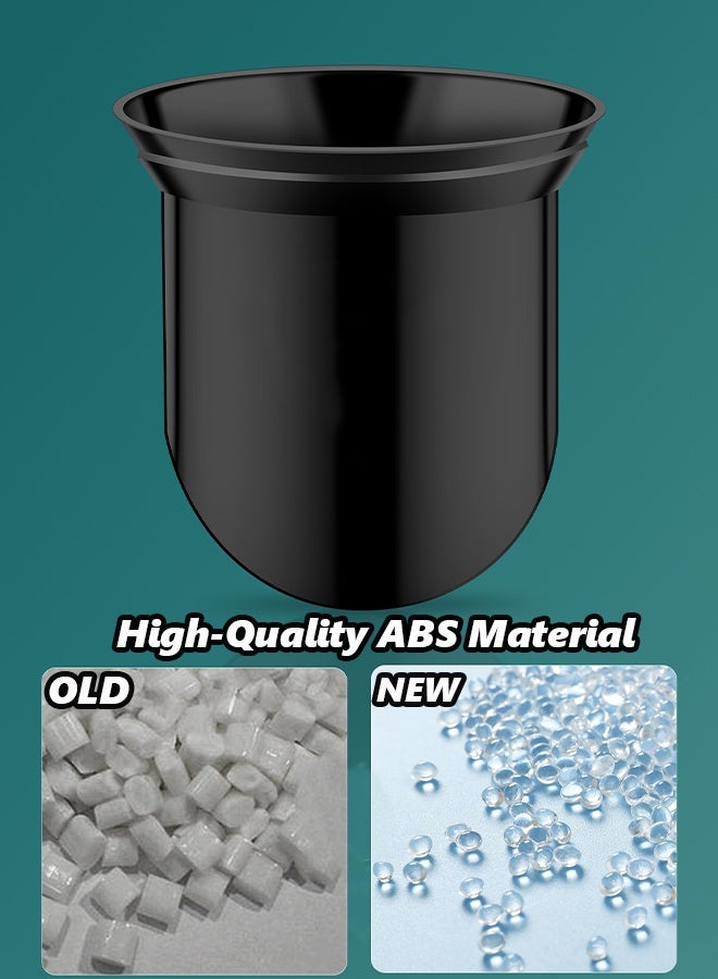 Black Anti-Odor Floor Drain Cover, Anti-Clogging Backflow Preventer, Deodorant Drain Stopper for Bathroom Sink Replacement - Image 4