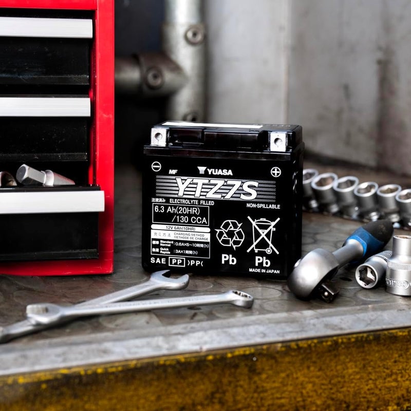 Yuasa YTZ7S 12V 130 CCA High Performance Maintenance Free AGM VRLA Motorbike Battery - Image 3