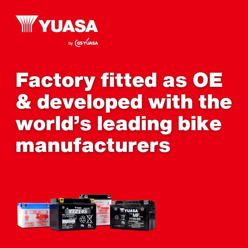 Yuasa YTZ7S 12V 130 CCA High Performance Maintenance Free AGM VRLA Motorbike Battery - Image 5
