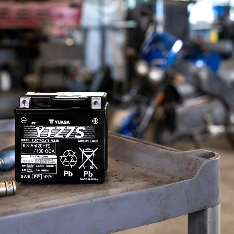 Yuasa YTZ7S 12V 130 CCA High Performance Maintenance Free AGM VRLA Motorbike Battery - Image 4