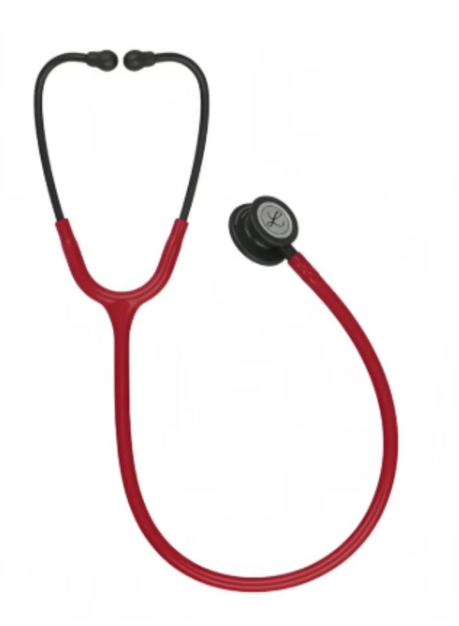 3M Littmann Classic III stethoscope - 27 inches, Black Burgundy, 5868 - Image 2
