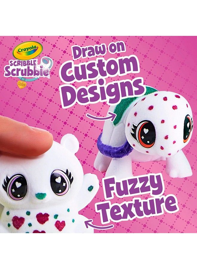 Crayola Scribble Scrubbie Pets Scented Spa Animal Toy Playset Includes Washable & Scented Markers Gifts For Girls & Boys Ages 3+ - Image 4