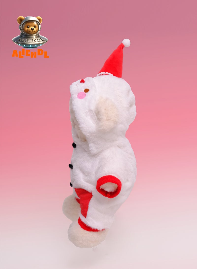 ALIENDL Drama Pup – Plush Dog Stuffed Animal Toy for Baby Kids, Soft Cute Dog Dress Doll Gift Set with Removable Clothes & Pouch, Lovely Gift for Kids, Girls, Friends & Couples - Image 3