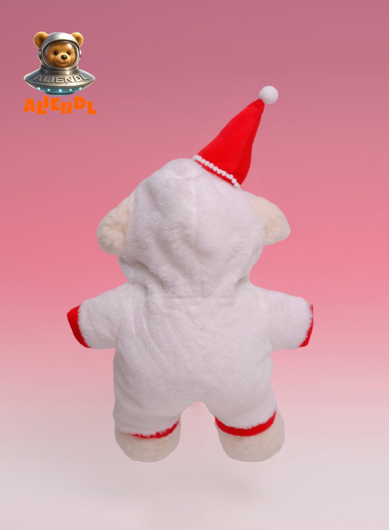 ALIENDL Drama Pup – Plush Dog Stuffed Animal Toy for Baby Kids, Soft Cute Dog Dress Doll Gift Set with Removable Clothes & Pouch, Lovely Gift for Kids, Girls, Friends & Couples - Image 4