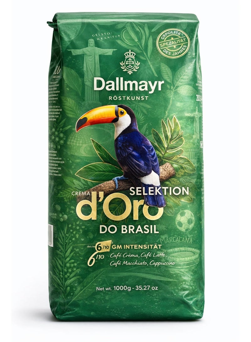 Dallmayr Brazil Selektion des Jahres Coffee Beans 1kg - Image 1