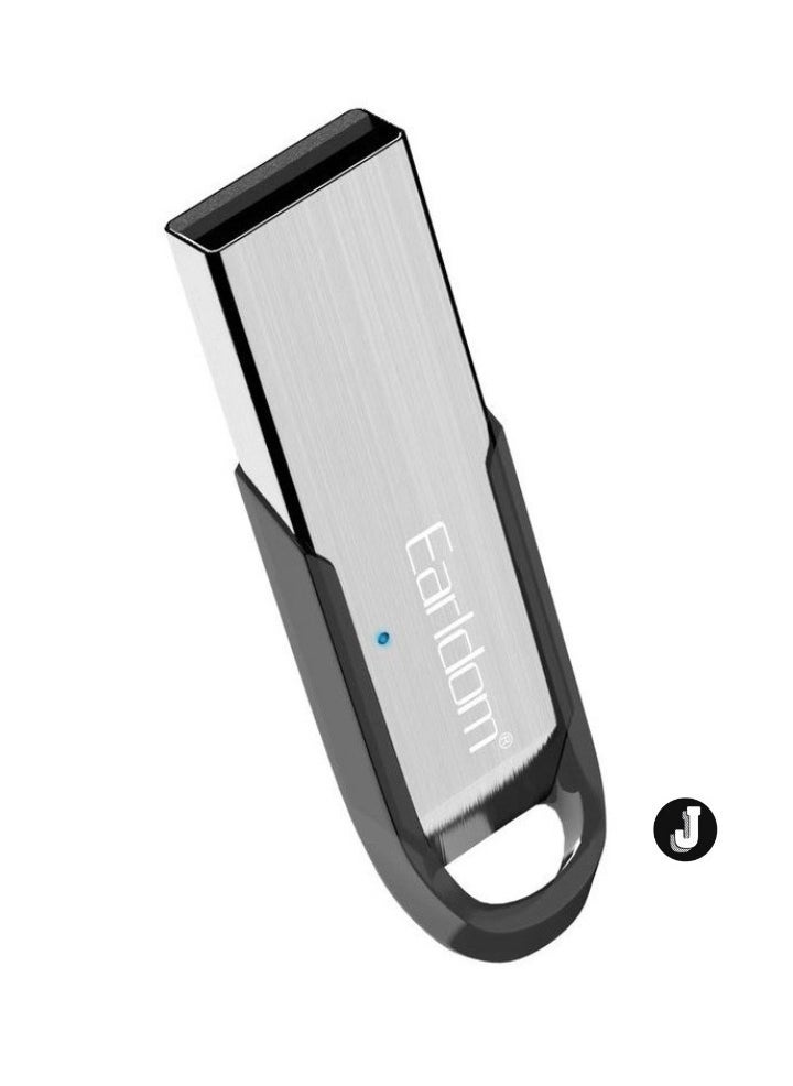 JAJEEK "Wireless Audio Receiver Adapter with Microphone – ET-M73 Bluetooth Receiver for Hands-Free Calls & Music Streaming (Silver & Black)" - Image 2