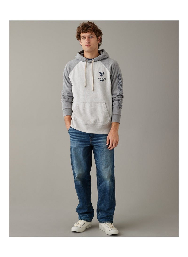 American Eagle - سترة بغطاء رأس راجلان برسومات فائقة النعومة من AE - Image 1