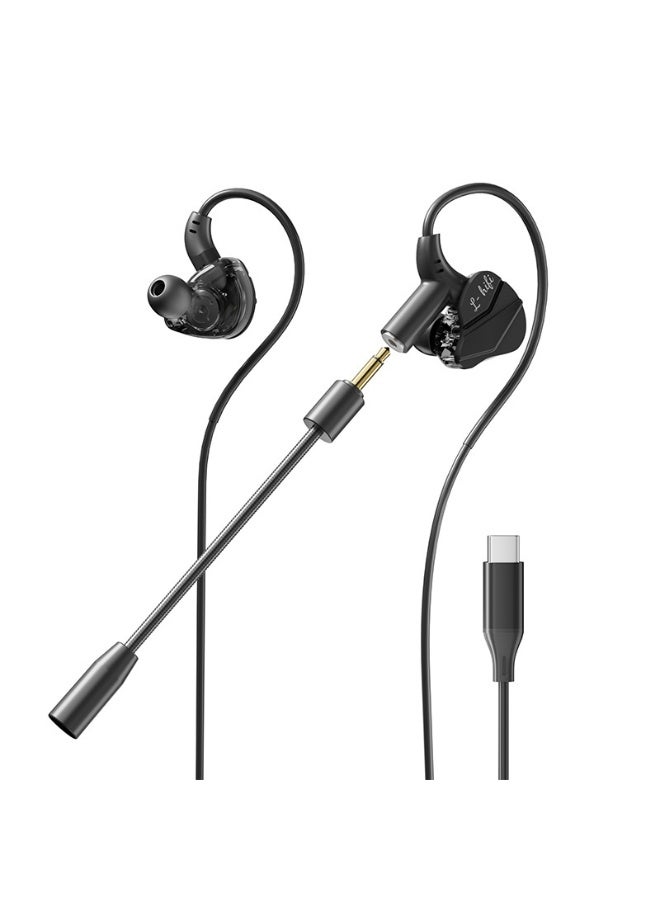 New Wired Gaming Earphones with Microphone, Deep Bass, Compatible with Mobile and PC, Ideal for PUBG